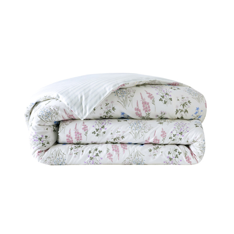Éole Standard Cotton Percale Duvet Cover, Queen Duvet Cover