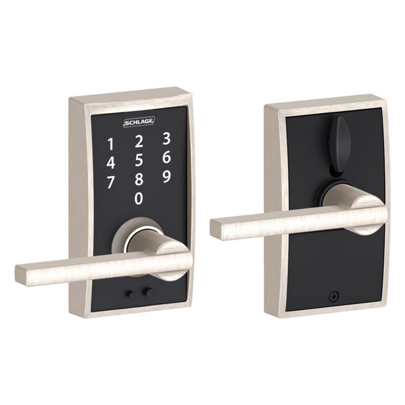 Schlage Satin Nickel Steel Touchscreen Keyless Entry