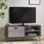 Meuble télé en bois avec armoire