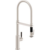 Corsano Culinary Pull-Out Kitchen Faucet with Squeeze or Button Sprayer