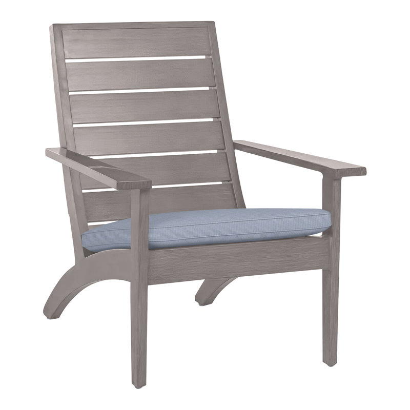 Kennebunkport Aluminum Adirondack Chair - Oyster, Oyster, Welt, Perigold Play Sage