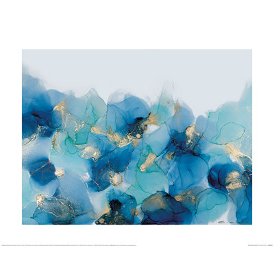 Calm Golden Waters by Charlotte Vale - No Frame Painting