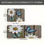 Daisy Butterfly Wood, tapis de cuisine 2 pièces