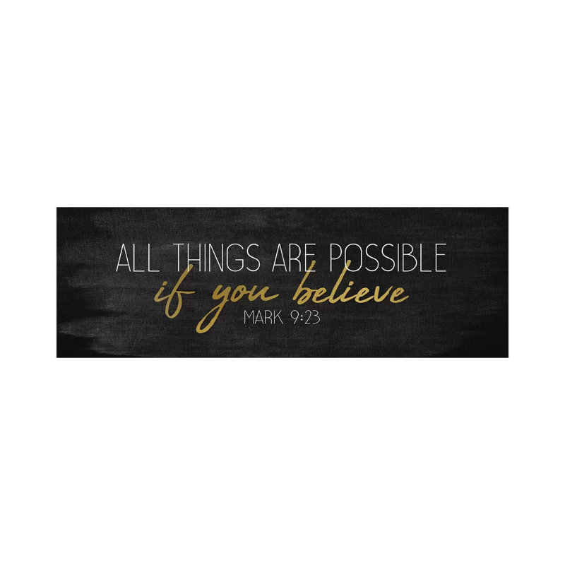 All Things Panel by Kimberly Allen - Wrapped Canvas Panoramic Painting, 30.48 cm H x 91.44 cm W