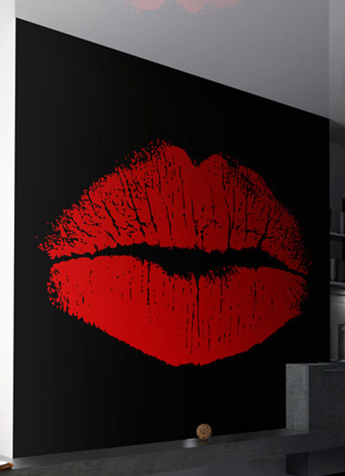 Fototapete Sensual lips 309 cm x 400 cm