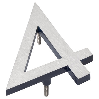 4'' H Metal House Number