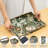 Coffee Table Trays for Living Room Serving Tray with Handles, Modern Large Tray for Ottoman Coffee Table-129450342