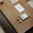 62.99" Dark-brown+Black L-Shaped Solid Wood+Iron Office Sets