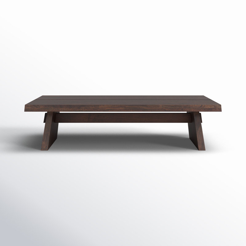 Carlo Acadia 58" Coffee Table In Coffee Bean