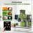 Wetie Cold Press Juicer with Touchscreen, 3.54" Wide Feed Chute, Adjustable Pressure, Quiet 200W Slow Juicer-122544282