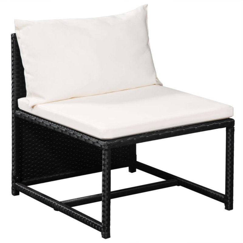 Westerham Sectional Seating Group with Cushions, Black