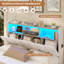 Upholstered Bed with Ottoman Under-bed Storage and Charging Station-1207654589-1207654590