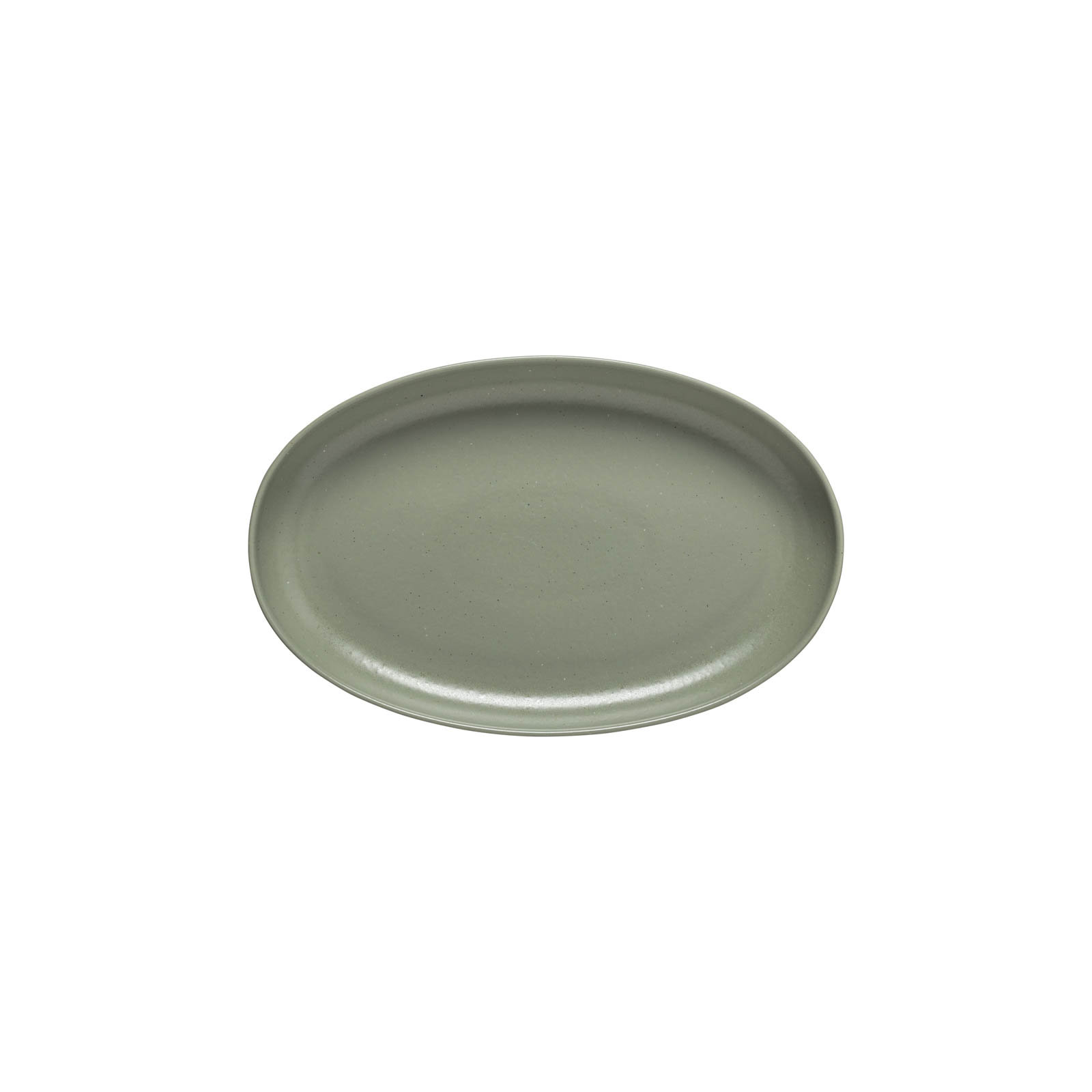 Casafina Pacifica Oval Platter, 1.77" H x 10.35" W x 16.06" L, Artichoke