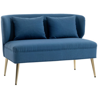2 Seater Linen Loveseat