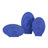 Kymya Radiant Blue Ribbed Ceramic Vase