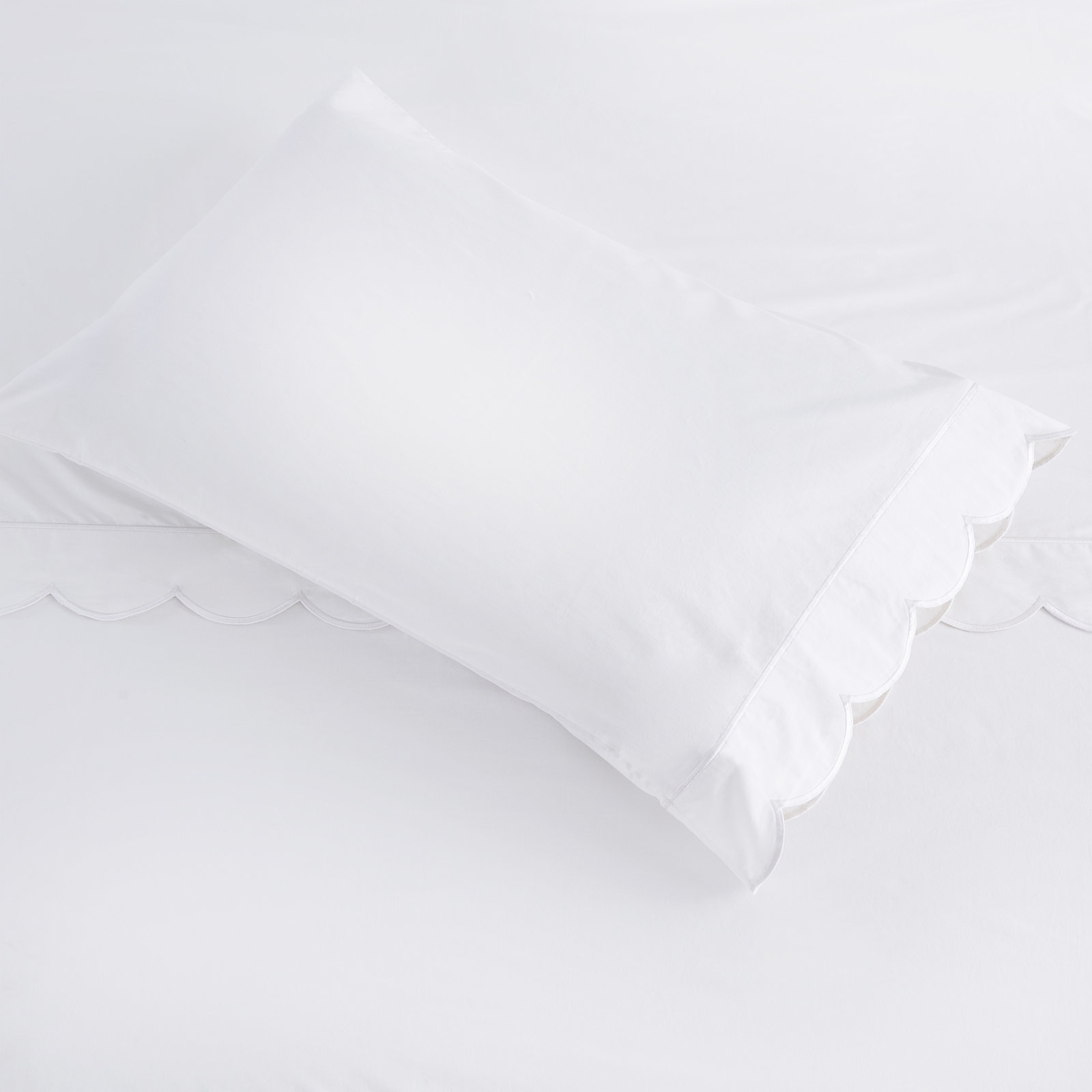Rollings Cotton Sheet Set, King Sheet Set with 2 Pillowcases, White