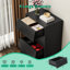 Commode 4 tiroirs noire - Solution de rangement polyvalente et polyvalente à 4 armoires