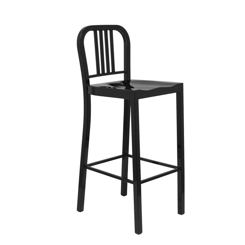 Chacon Bar Stool, Black