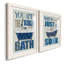 Bain moussant - ensemble de 2 impressions-324374129-324374134
