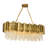 Torina 8 - Light Unique / Statement Tiered Chandelier with Crystal Accents