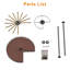 Organisateur de placard pivotant multifonctionnel, capacité de charge de 40 kg, support de rangement d'angle peu encombrant