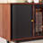 Black Solid Wood Sideboard