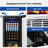 Euhomy 15'' W 3.2 Cu Ft 130 Cans Beverage Refrigerator - Freestanding/Built-In/Under Counter Cooler With Tempered Glass Door & Reversible Handle, Stores Beer, Wine, Drinks