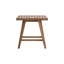 Table de bout en bois d'acacia massif Lyon, brun