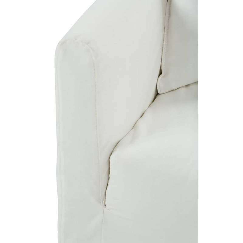 Alana Slipcovered Sofa, Chalk White Linen