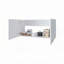 Armoire murale blanche avec 2 portes-866171834