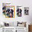 «Cute Dog FloralI», impression sur toile-1816683414-1816683413