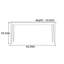 Bureau rectangulaire minimaliste-5792353