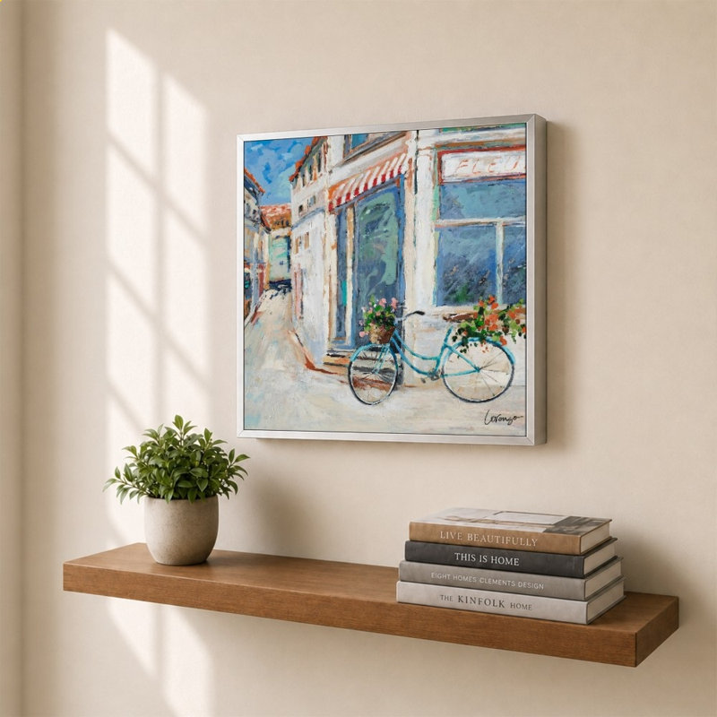 "Vélo transport" par Lorenzo Collective - Impression sur toile