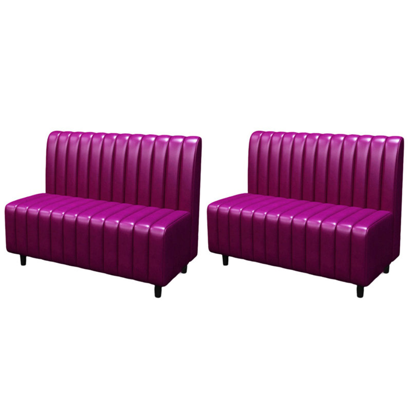 Banc de rangement pour restaurant Bistro, Mauve