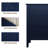 Fluted 3 Drawer Dresser Set Of 2-983042422