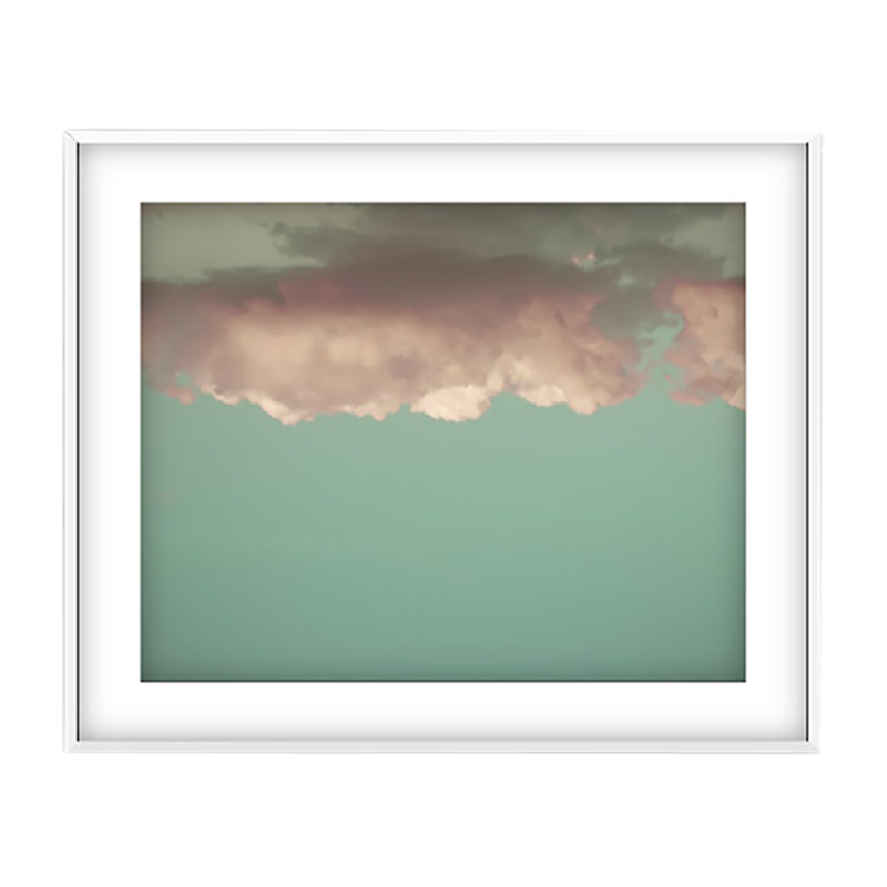 Earl Gray Print by Francis Augustine, 18" H x 27" W x 0.8" D, White Framed Paper, White