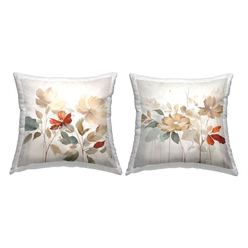 Floral Throw Pillow