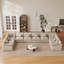 Upholstered U-shaped Symmetrical Sectional -1704755797