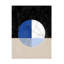 «Bolologia indigo» sur toile par Elena Ristova-95450318
