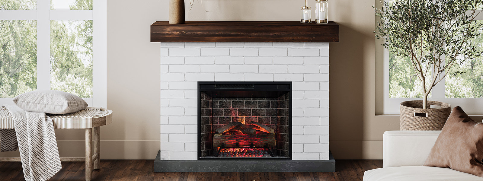 Country Living Fireplace