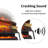 Lenneth 25'' W Electric Fireplace Log with Adjustable Color Flames & Fire Cracking Sound 