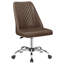 Fauteuil ajustable pour bureau brun