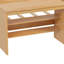 Lit de jour simple en bois avec des rangements et des casiers, un tabouret assorti de bureau d'étude de lit multifonctionnel, des dortoirs d'apparence naturelle et des tablettes de chambre à coucher-1506833742