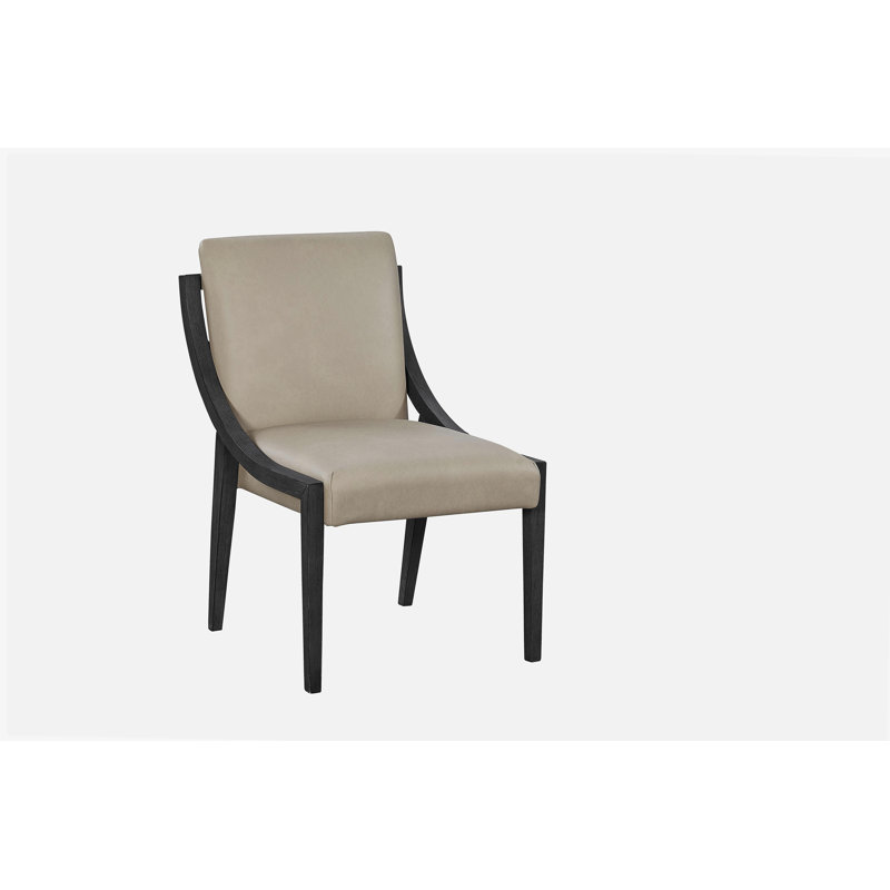 Fauteuil en cuir Sling - poivre