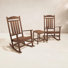 Ensemble 3 pièces de chaise berçante POLYWOOD
