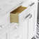 Minnetrista 60'' Double Bathroom Vanity with Carrara Marble Top