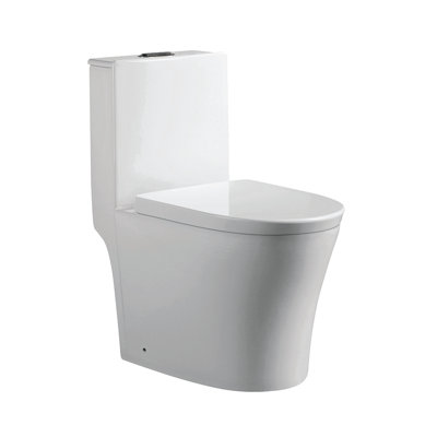 Jade Bath Isabelle 1.28 Gallons GPF Elongated Comfort Height Floor Mounted Kit (Seat Included)