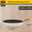 Krüger Savanna Cast Iron Pan With Wooden Handle - Enamelled (28 Cm)
