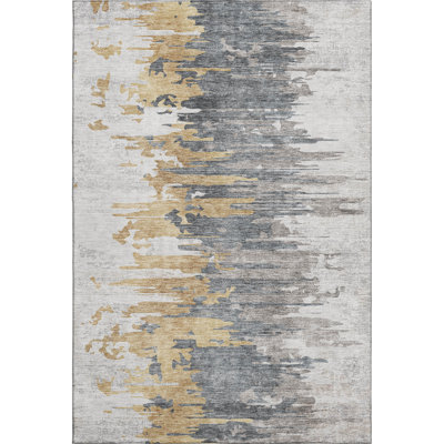 Premium Machine Washable Prisco Ivory Rug