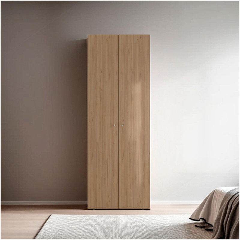 Soham Closet System Slim, Bedroom, Macadamia